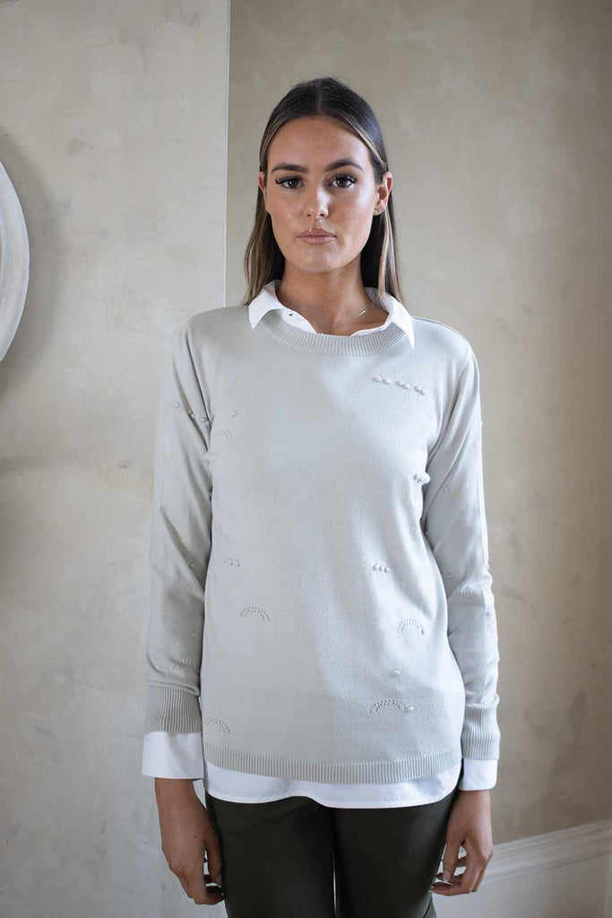 Posy sweater in grey