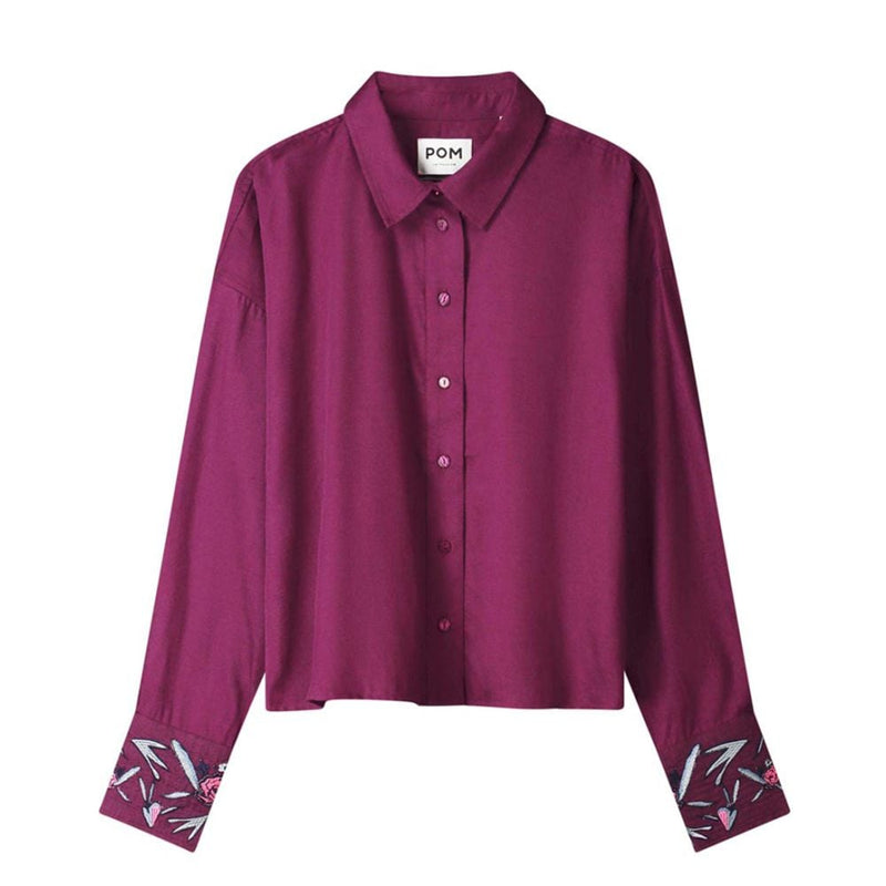 Pom Plum Blouse