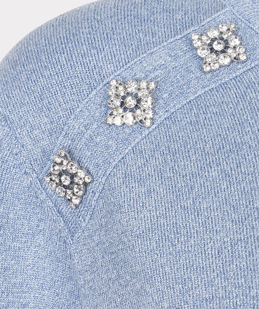 Blue Lurex Sweater