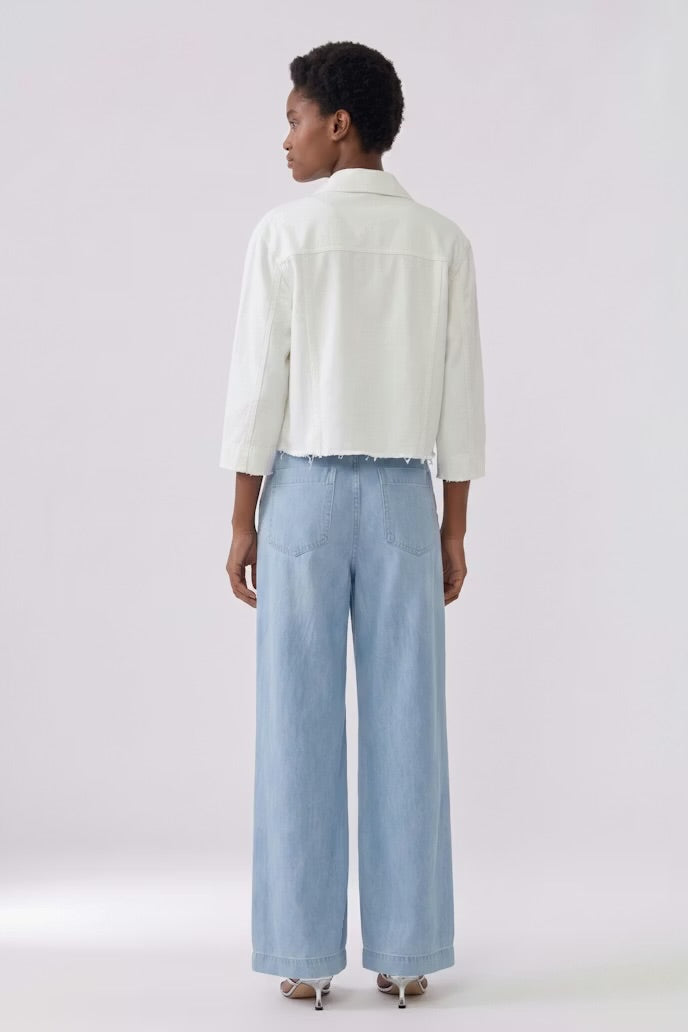 Denim Jacket in Cloud Dancer