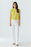 Lemon Print Blouse