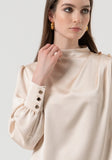 Vanilla Satin Top
