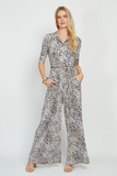 Phoenix Jumpsuit in Animal Print