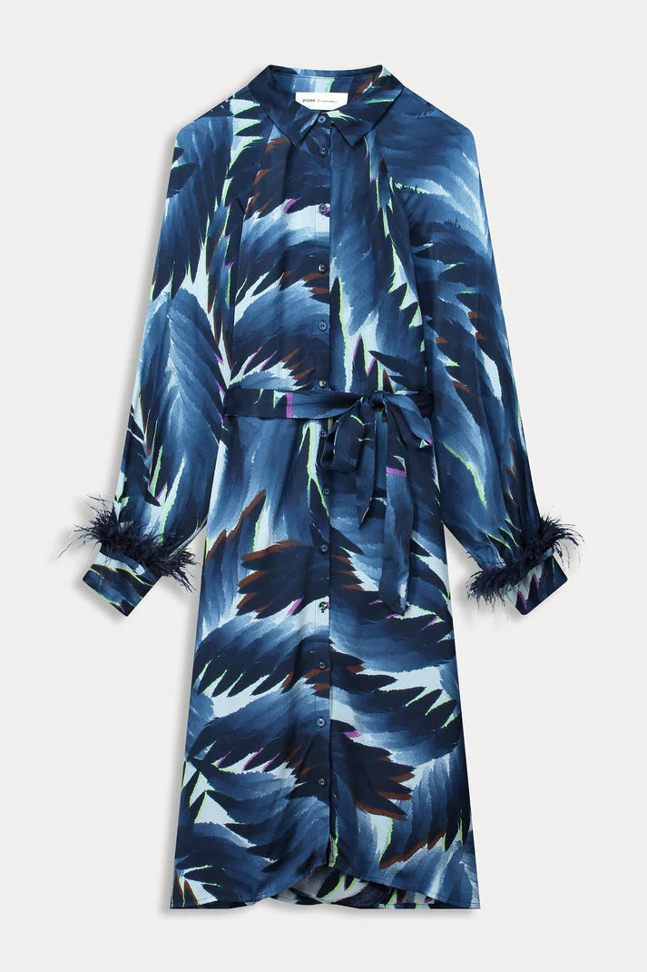 Jade feather Blue