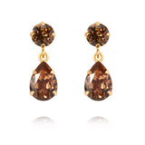 Mini Drop earrings in Gold Topaz