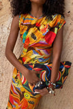 Rio asymmetric skirt