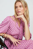 Esme Dress in Diamond Pink