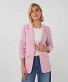Pink Linen Blazer