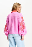 Cheering Pink Sequins Blouse