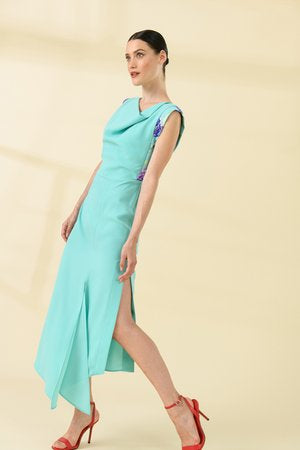 Joop dress in sea green