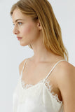 Spaghetti strap camisole ivory