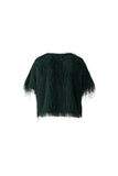 Forrest green shaggy style jumper
