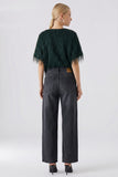 Forrest green shaggy style jumper