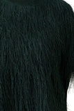 Forrest green shaggy style jumper