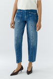 Barrel Leg Denim Jeans