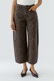 Leopard Print Balloon Jeans