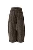 Leopard Print Balloon Jeans