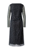 Leopard Print Mesh Dress