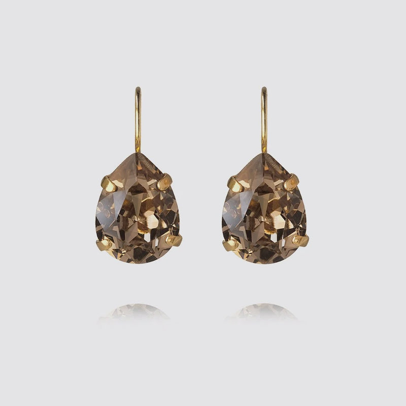 Mini Drop Clasp Earring in Topaz