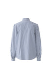 Blue andWhite Striped Shirt wit Large Bow
