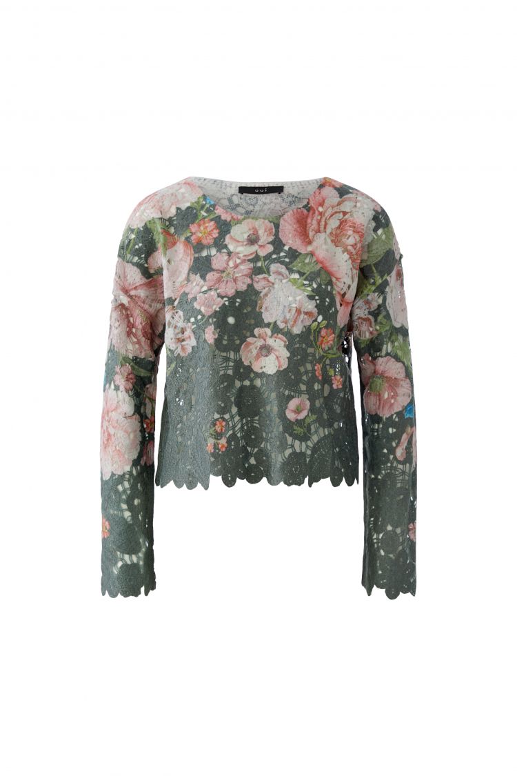 Floral Sweater