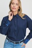 Lexi Blouse in Eternal Blue
