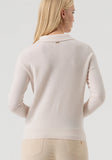 Vanilla Polo Sweatshirt