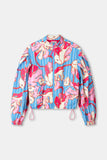 Urban Flora Stripe Jacket
