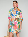 Multi coloured tunic dress