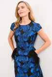 Diana Blue Flower Dress