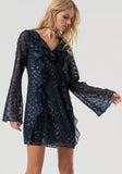Navy shift dress