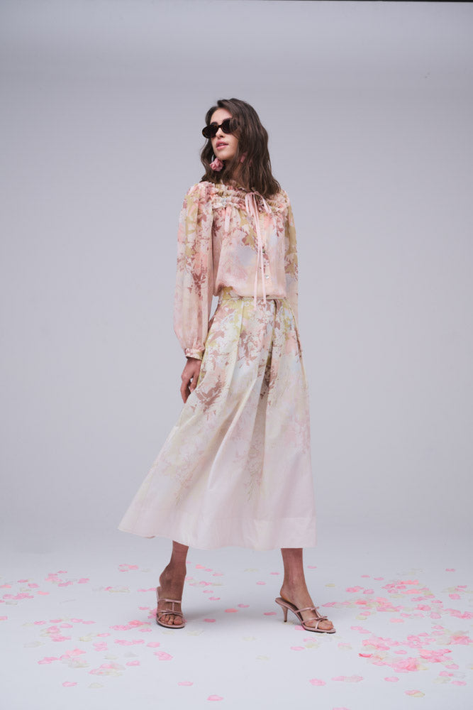 Delicate Floral Skirt