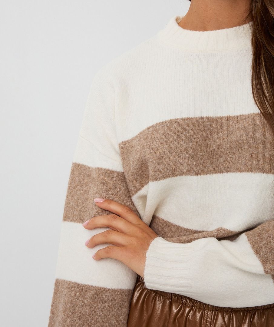 Striped Sweater Melange