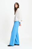 Light blue wide leg trousers