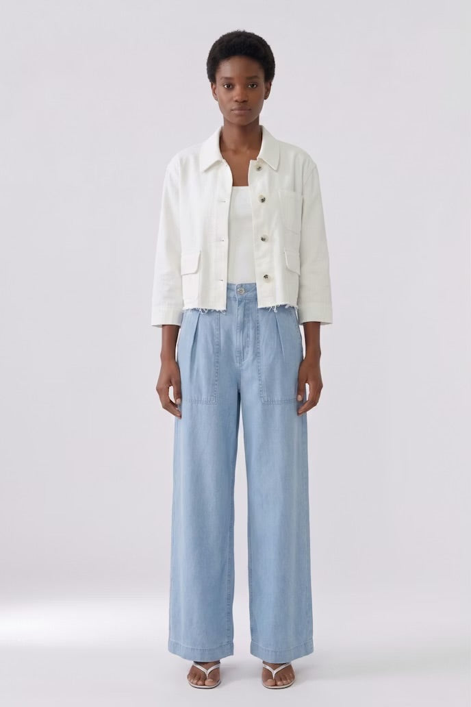 Denim Jacket in Cloud Dancer