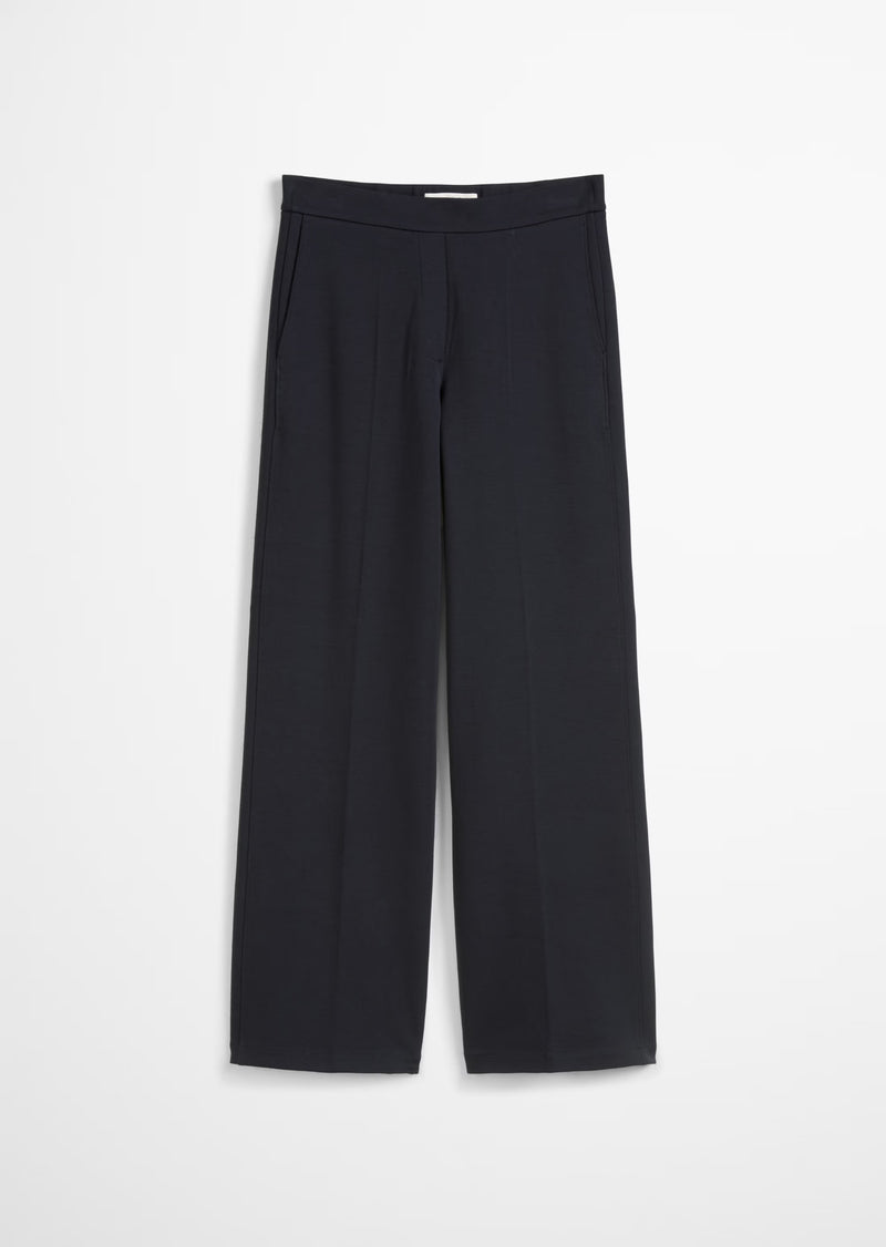 Navy Tailored Jersey Trouser