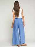 Blue Herringbone Trouser