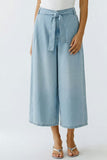 Culotte in Light Blue Denim