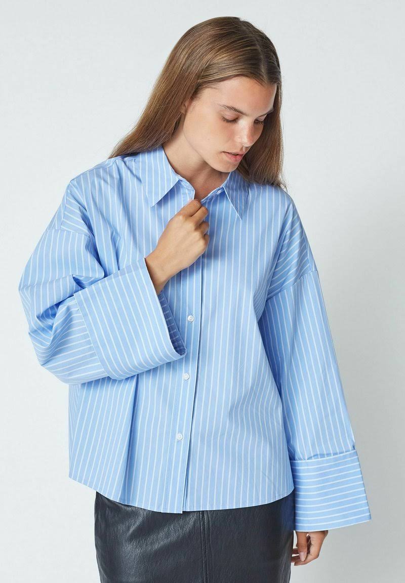 Simocc  Stripe Button Shirt