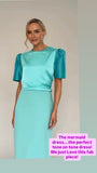 Mermaid dress aqua