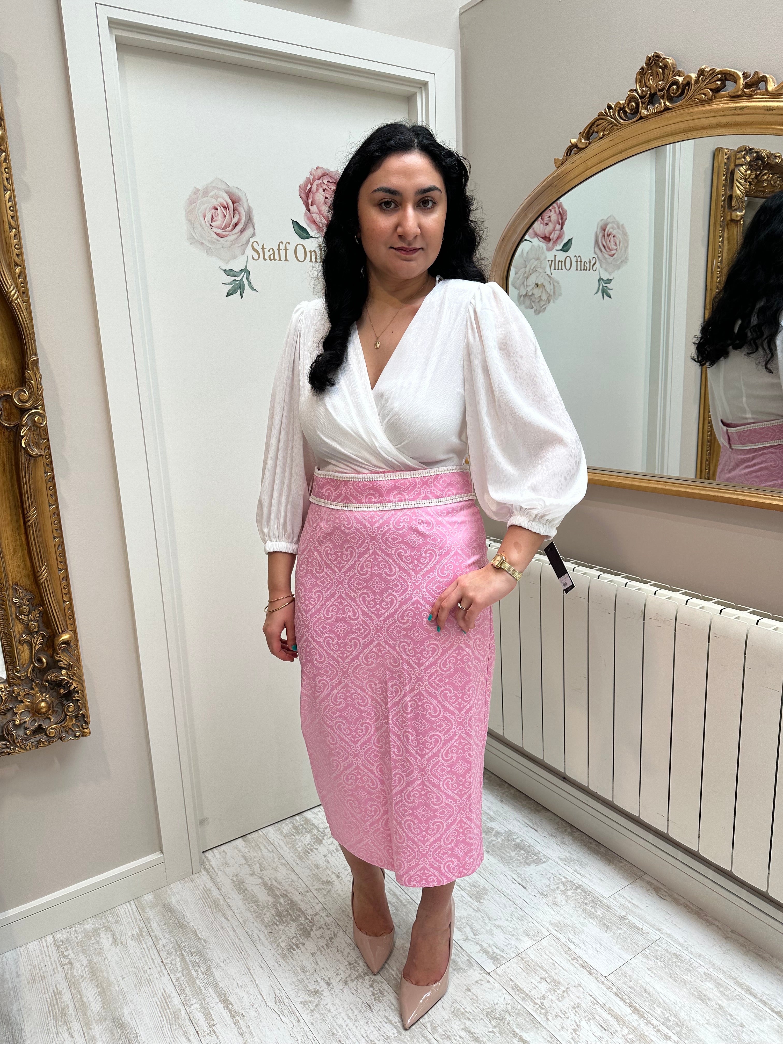 Ivory& Power Pink Dress