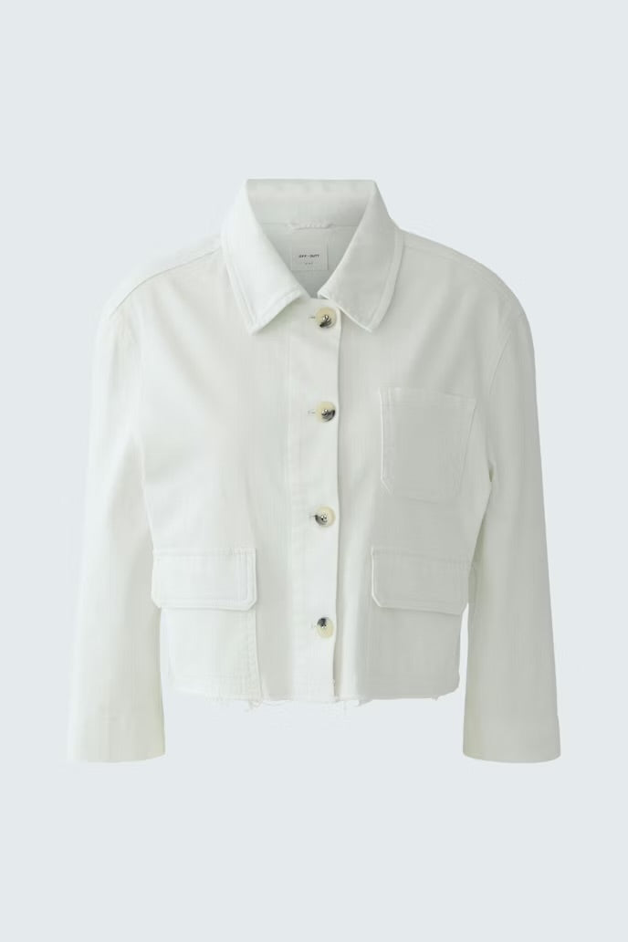 Denim Jacket in Cloud Dancer