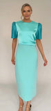 Mermaid dress aqua
