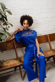 Samanta Jumpsuit in Blue