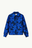 Jade Bloom Shirt in Cobalt Blue