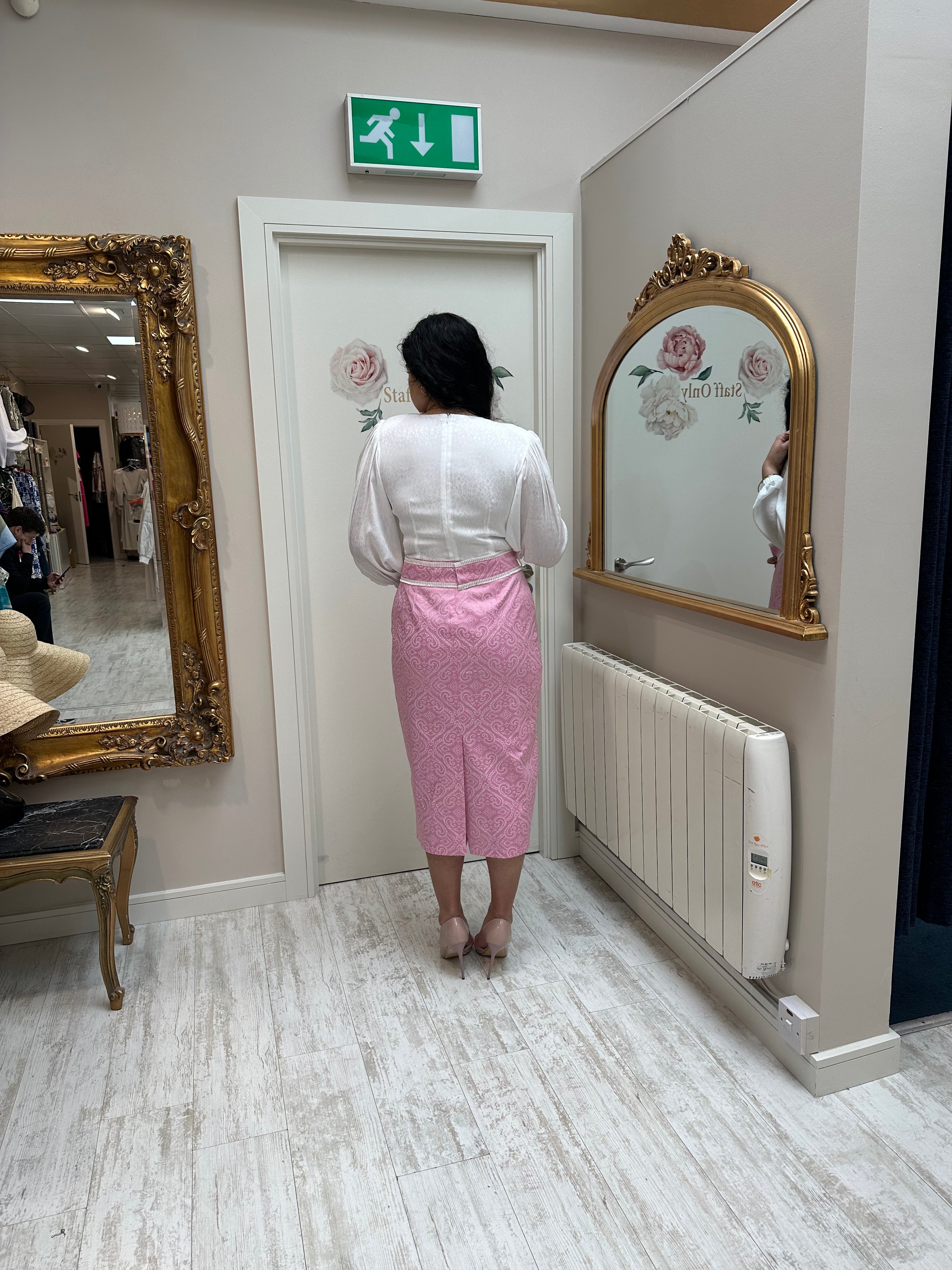 Ivory& Power Pink Dress