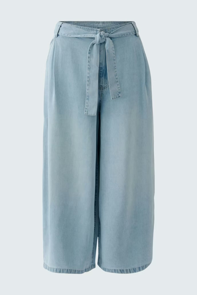 Culotte in Light Blue Denim