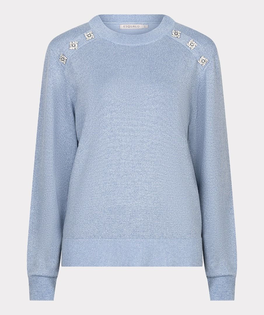 Blue Lurex Sweater