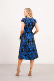 Diana Blue Flower Dress