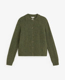 Green Cardigan with Collar